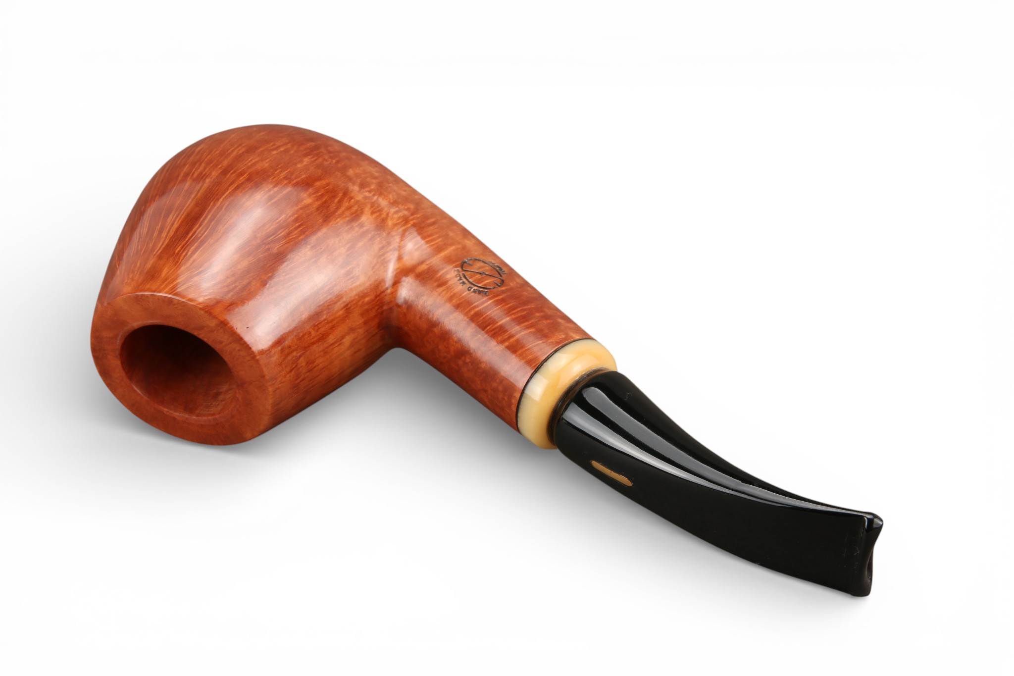 Amorelli Pipe 4 Stelle Bent Brandy Liscia - immagine 8