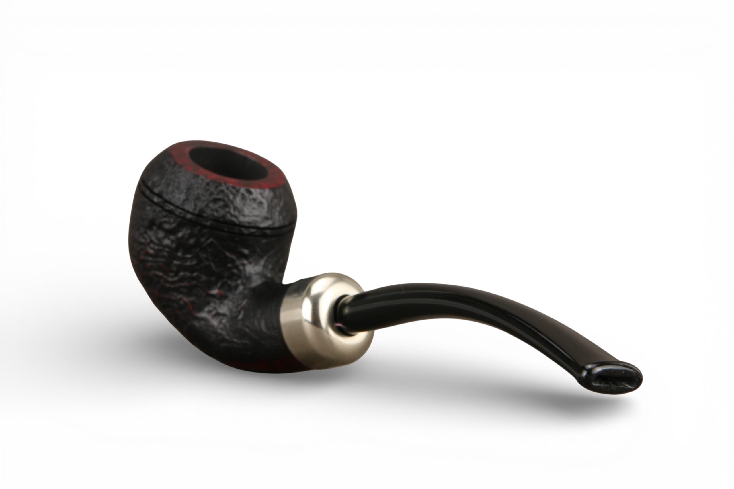 Pipa Myway Wise Man Bent Rhodesian Army Sabbiata Nera - immagine 6
