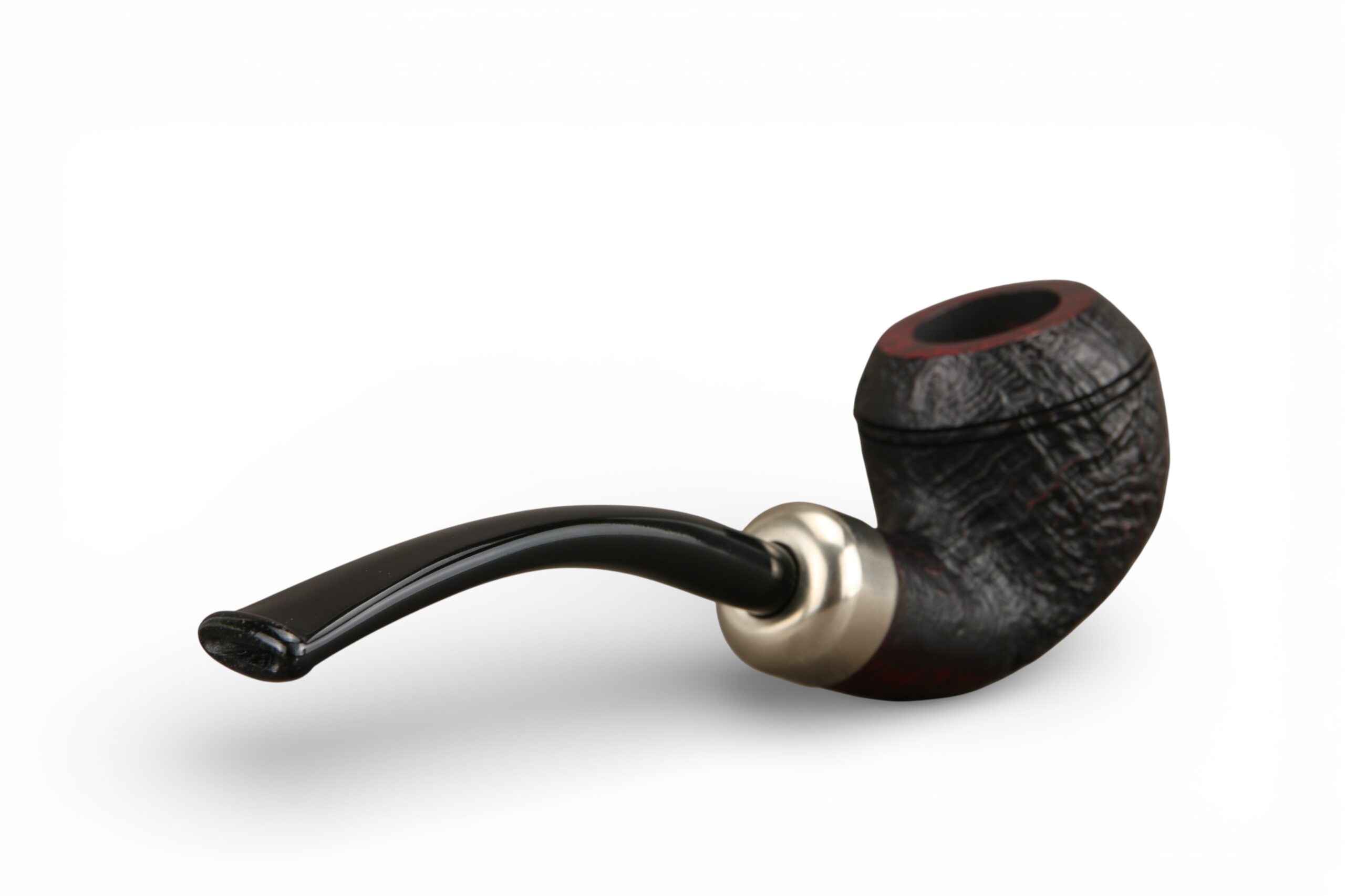 Pipa Myway Wise Man Bent Rhodesian Army Sabbiata Nera - immagine 7