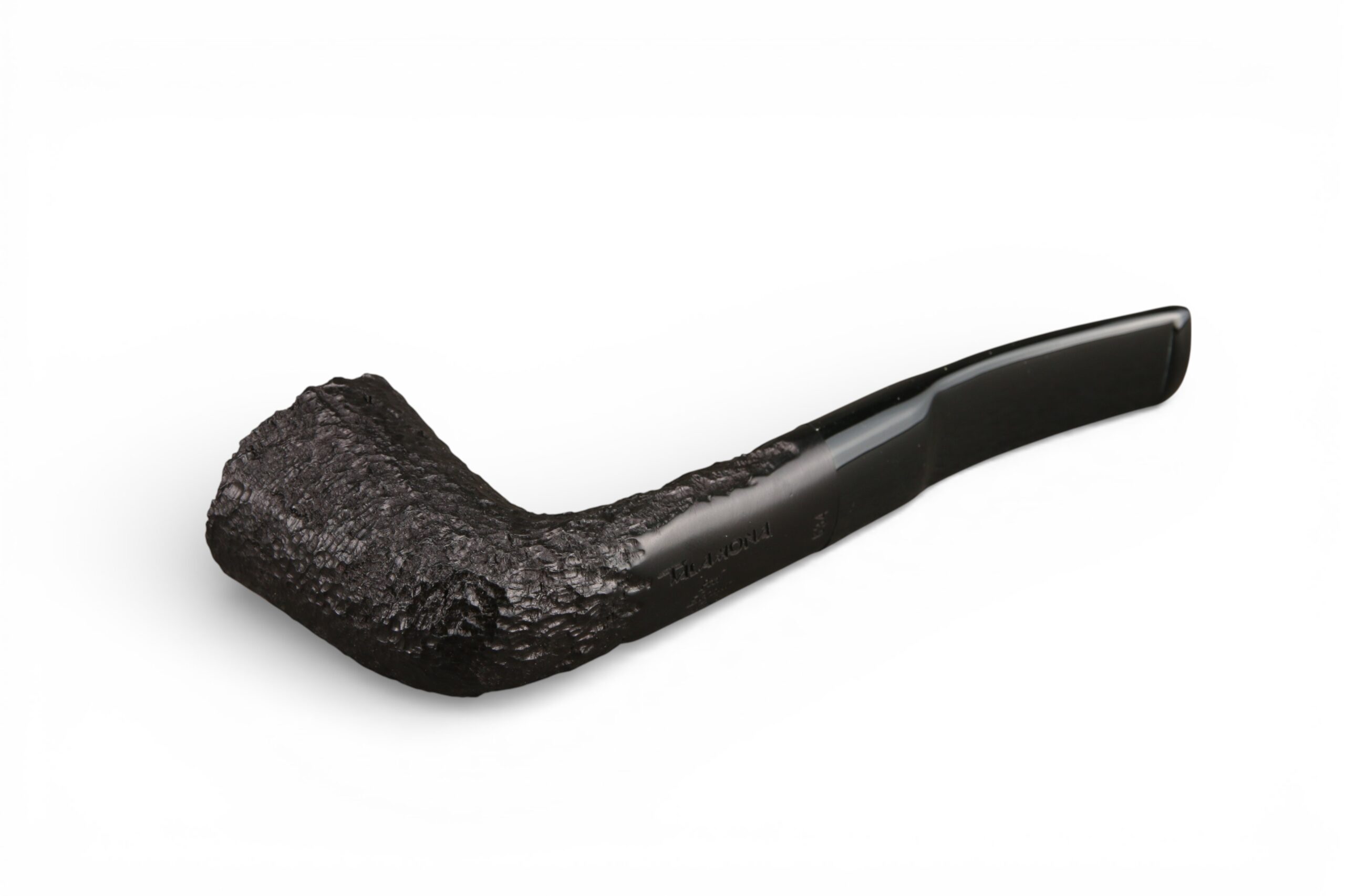 Talamona Pipe Dublin Half Bent Oval Shank Peel Elegant - Image 3